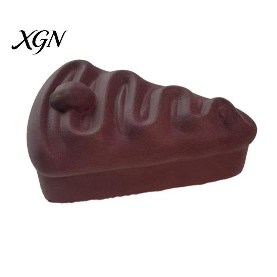 Mousse Cake Squeeze Toy Chocolate Anti-Anxiety Simulated Cream Sensory Simulation Food Photo Props Stress Relief