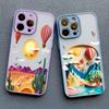Creative Mountains Landscape Scenery 2D Printing Phone Case For iPhone XS XR X 15 7 8 Plus SE2 15 14 13 12 11 Pro Max Mini Cover