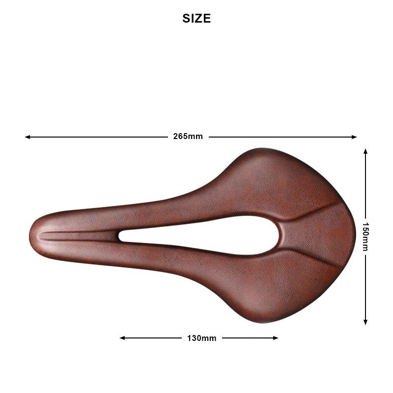 Велосипедное седло из искусственной кожи, мягкое, удобное, полое, сверхлегкое, ударопрочное, для горного велосипеда, подушка, аксессуары для велоспорта