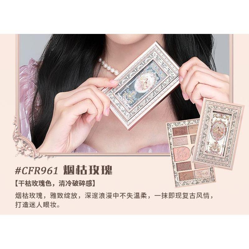 CHEERFLOR - Палитра теней для век с рамкой Brilliant Secret Series, 10 цветов - 3 типа