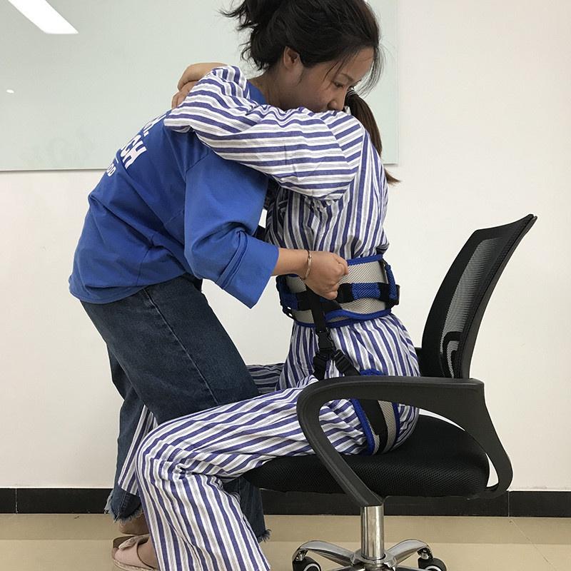 Walking Belt Rehabilitation Auxiliary Belt Leg Loops Nursing Safety Gait Assist Device Physical Therapy Training Aids