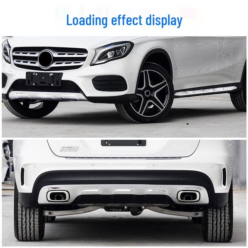 Manshi Mercedes-Benz GLA W156 Защита бампера и комплект декоративных накладок