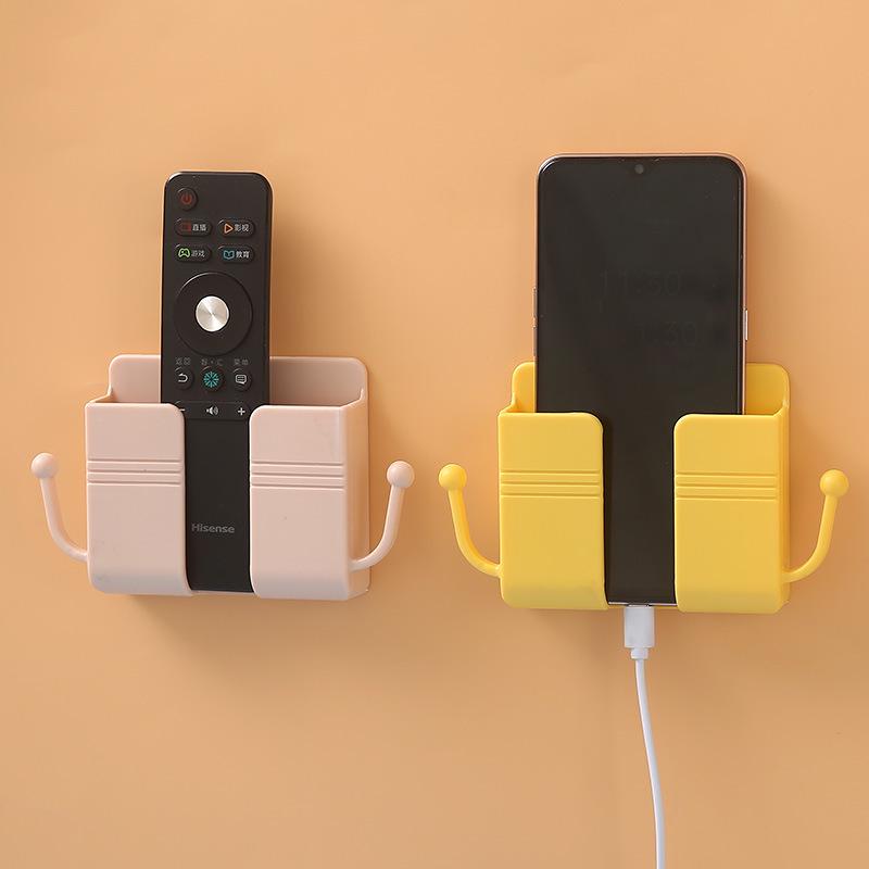 Punch-Free Wall-Mounted Phone Charging Holder & Multi-Functional Storage Box