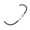 Visible Clear Glass Fuel Filter with Thickened 5/16-Inch Fuel Line And Hose Clamps Universal Oil Filter Kit