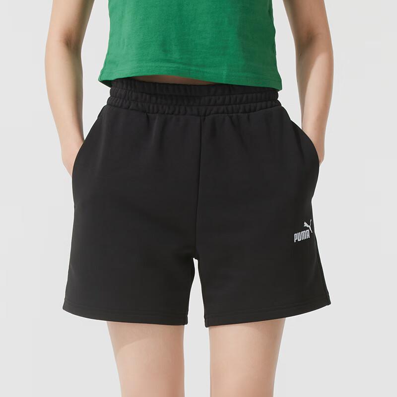 Puma Тренировочные Спортивные Модные Удобные Дышащие Повседневные Шорты Женские шорты Черные 688943-01