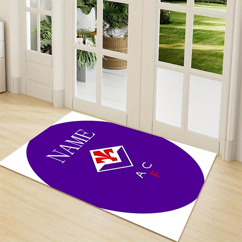Custom Name AC Milan Fan Gear Carpet Rug Customizable Soft Washable Anti-Slip Home Living Room Sofa Mats Personalized Rug. 0909204