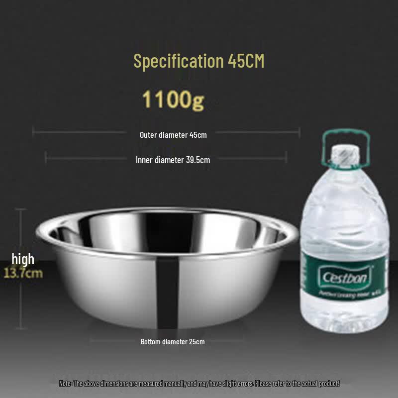 777 Food Grade 304 Stainless Steel Basin Set