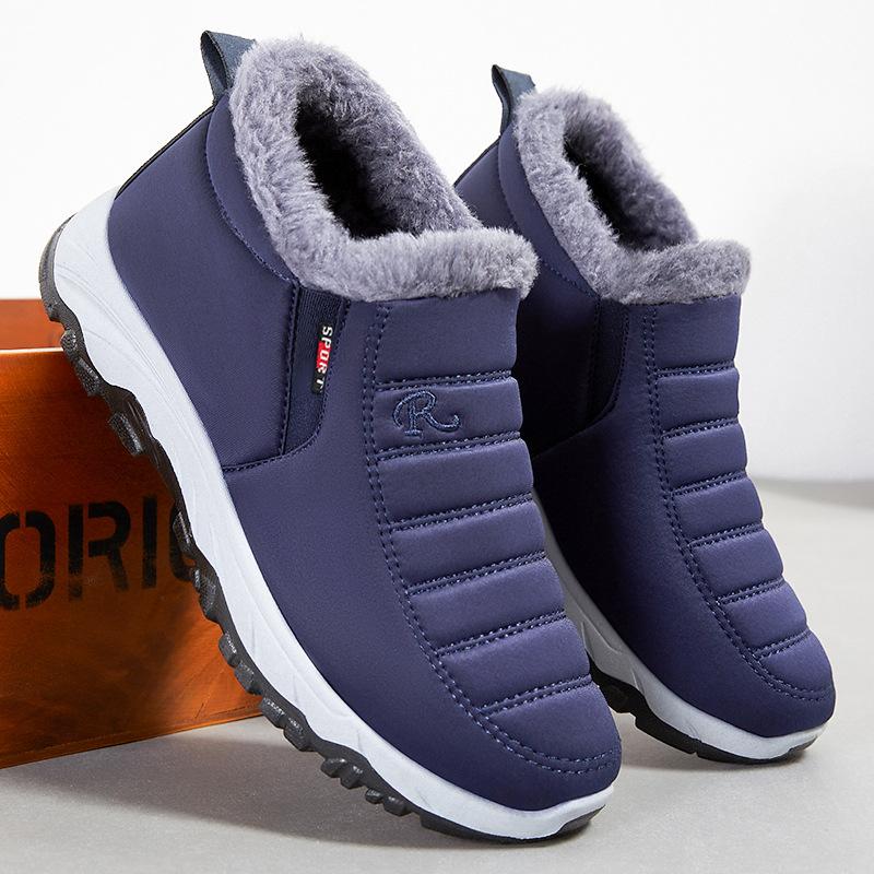 Хлопковые туфли мужские новые зимние бархатные утолщенные зимние ботинки повседневная мужская обувь короткие ботинки теплые Пекинские туфли