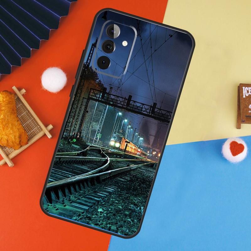 Train Rail Sunlight Case For Samsung Galaxy A14 A34 A54 A55 A35 A15 A73 A53 A33 A23 A13 A12 A32 A52 A51 Cover