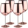 4 шт. новый коктейль из нержавеющей стали креативный розово-золотой металлический винный бар ресторан шампанское красное вино бокал для напитков барная посуда чашка
