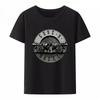 Хлопковая летняя футболка с принтом в стиле Guns N Roses, уличная мода, Harajuku, женская, с коротким рукавом, топ Y2k, для спортзала