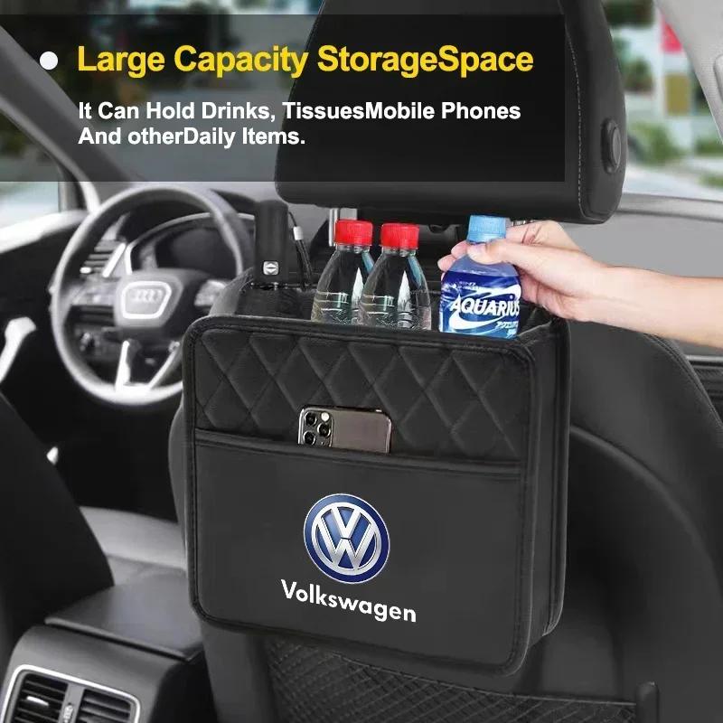 For VOLKSWAGEN VW New Jetta VW For Volkswagen Car Seat Organizer Multifunctional Back Multi Pocket Storage Bag For VW Volkswagen