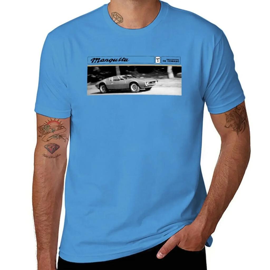 DE TOMASO MANGUSTA T-Shirt quick-drying tops summer clothes designer t shirt men