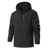 Spring Autumn Outdoor Punching Jacket Men Women Windbreaker Waterproof Jacket Coat Climbing Detachable Hat