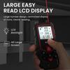 K1 Laser Rangefinder 50m/70m/100m/120m Laser Tape Measure with Dual Bubbles for Construction & Renovation