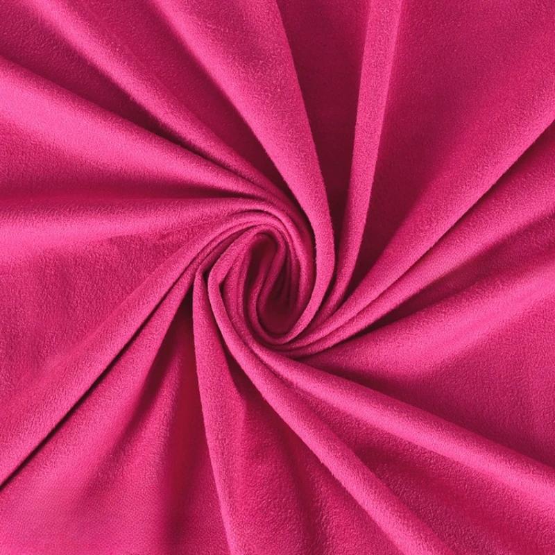 100x150 см замшевая ткань тонкая с четырех сторон высокая эластичность с одной стороны начес ткань для одежды пошив одежды по метрам материал своими руками