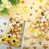 25 шт., напечатанные маленькие пчелки, пакеты для конфет, пластиковые пакеты для самостоятельной сборки, принадлежности для вечеринки по случаю дня рождения