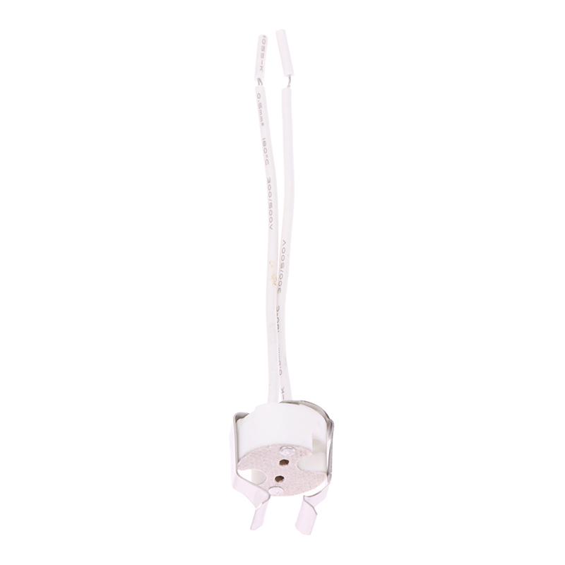 3 шт. Mr16 Gu5.3 G5.3 гнездо Mr16 гнездо патрон лампы с кронштейном светодиодный галогенный Gu5.3 гнездо лампы белый 10 см силиконовый кабель