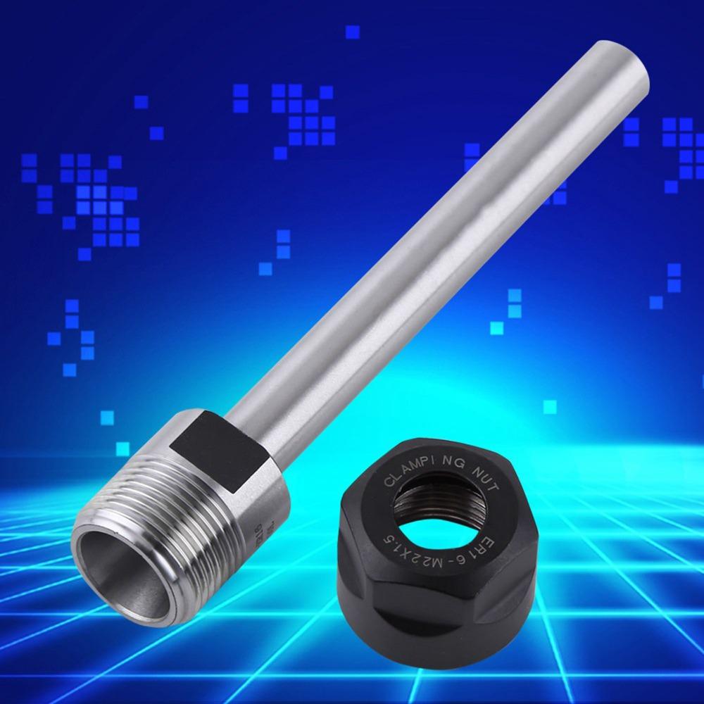 12mm Rod Diameter Straight Shank Tool Holder C12-ER16-100L ER16 Collet Chuck Extension Rod