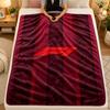 Flannel BlanketF1 Warm Soft Throw Blanket for Indoor Sofa Bed Living Room Use