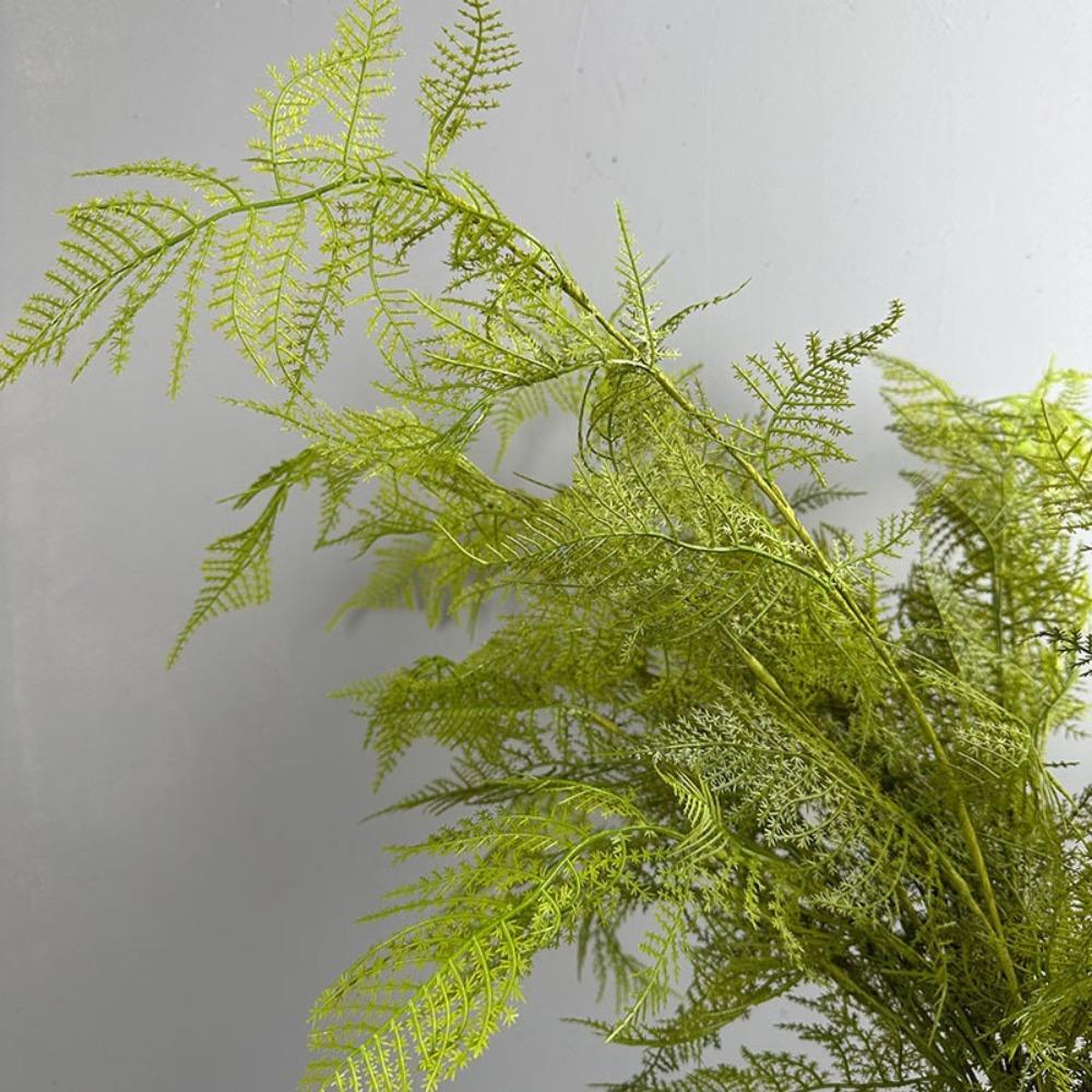 Realistic Artificial Asparagus Fern Real Touch Fake Plants Boston Fern Leaves Outdoor Garden Decor