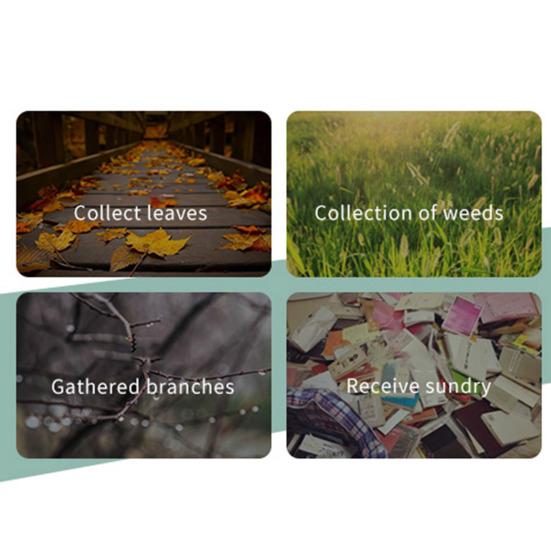 Leaf Bag Versatile Garden Leaf Collection Bag Large Capacity Leaf Debris Storage Bag for Home Outdoor