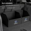 ktnbq3 Folding Car Trunk Organizer Box Auto Tools Storage Bag Stowing Tidying For Volvo XC60 XC90 S60 XC40 V40 V60 C30 V70 S90 T6 V90