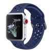 Силиконовый ремешок для Apple Watch Band 45мм 44мм 41мм 42мм 46мм Ultra 2 49мм Спортивный дышащий ремень iWatch 10 9 8 7 6 5 4 SE Correa