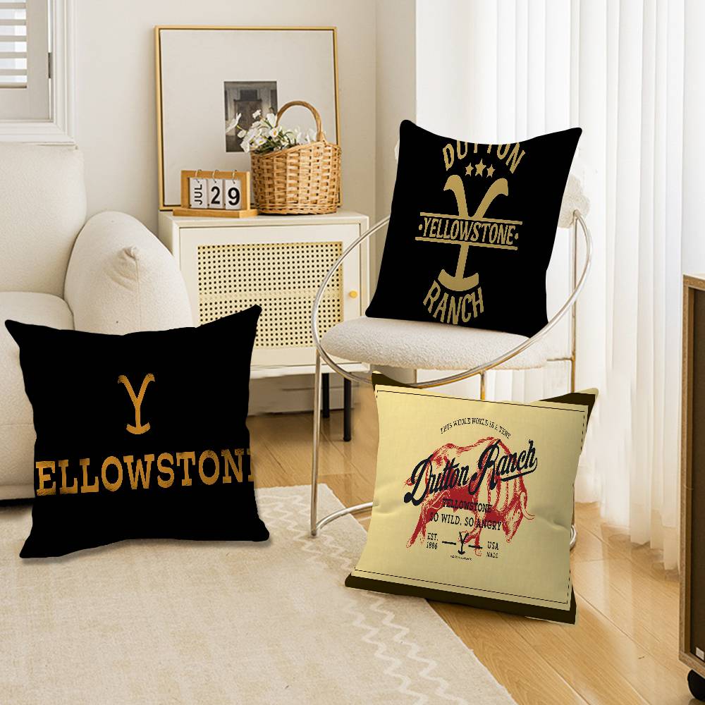 Y-Yellowstone D-Dutton R-Ranch Maple Design Cushion Cover Happy Autumn Harvest decor Holiday Decorati Pillow Cover