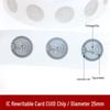 Наклейка CUID NFC Влажный вкладыш RFID Гибкая метка, 25 мм