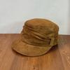 Warm Ruched Equestrian Hat Adjustable Inner Band Japanese Minimalist Hat  Weekend Outing
