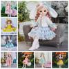 3D Eyes BJD Doll Dress Up Removable Joints Doll DIY Toy   Girls Gifts