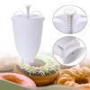Plastic Donut Maker Waffle Molds Kitchen Accessory Bakeware Doughnut Maker Cake Mold Biscuit Cookies Diy Baking Tool