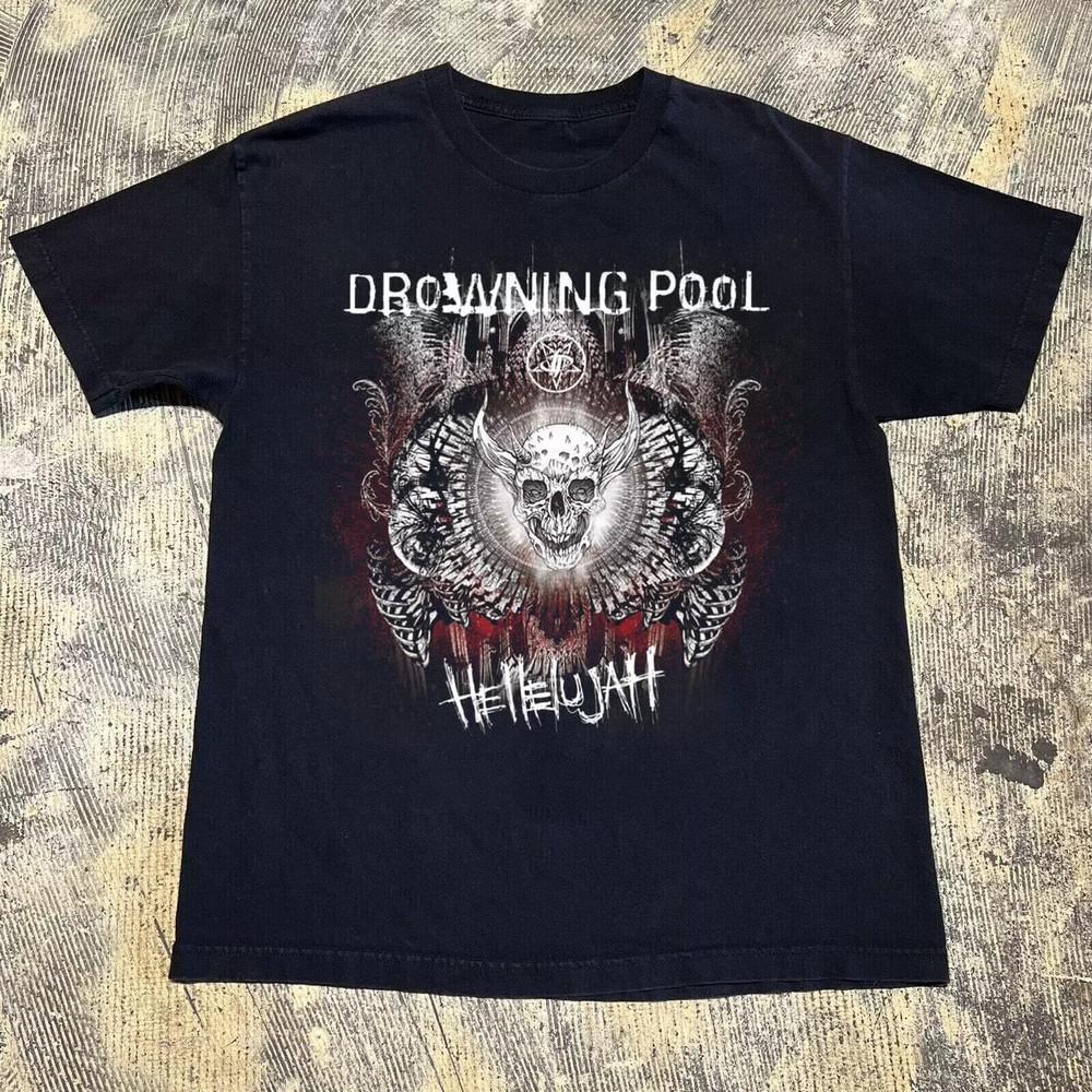 Футболка с принтом группы Drowning Pool, Австралия, размер от S до 5XL, NE357, унисекс