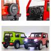 1:26-масштабная модель автомобиля из сплава Suzuki Jimny, звуковая и световая коллекция, имитация внедорожников, литые под давлением автомобили, игрушки для детей