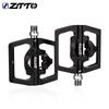 ZTTO Aluminum Bicycle Pedals SPD Clipless To Platform Convertible MTB Mountain Bike Pedal STPD15 Black