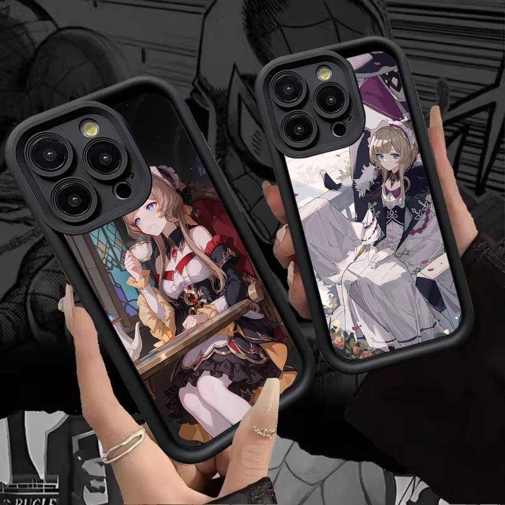 Game Genshin Impact Sandrone For iPhone 17 16 15 14 13 12 11 Pro Max Plus Phone Case Covers