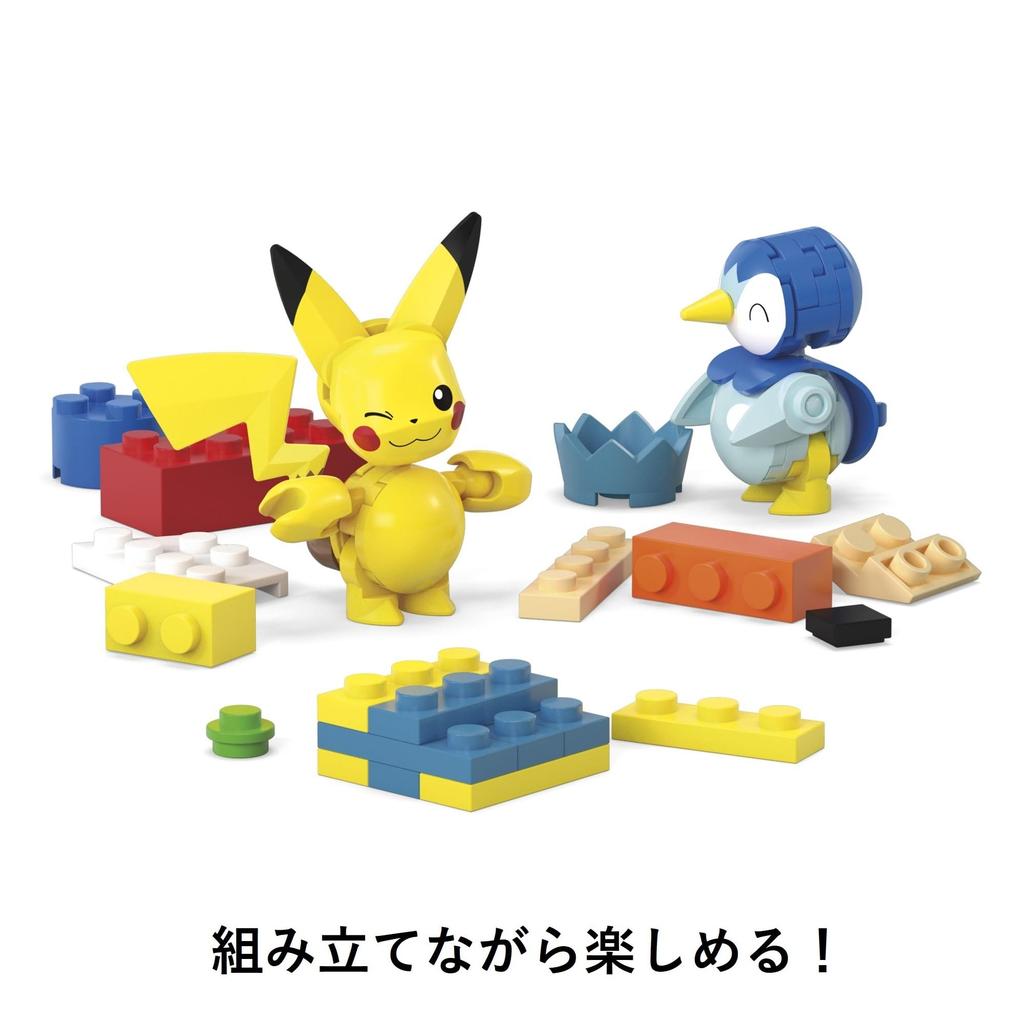 MEGA Pokemon Pikachu и Piplup Адвент Календарь Блок Номер 202 От 6 Лет Multi GYG99 Штук