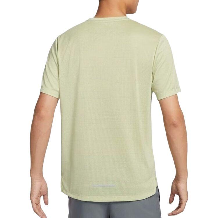 Nike DRI FIT MILER T Shirt Men's Silver AJ7566-371