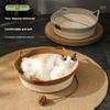 Cute Cotton Rope Woven Cat Nest Washable Comfort Pet Dog Bed Round Handmade Cat Supplies Pet Accessories