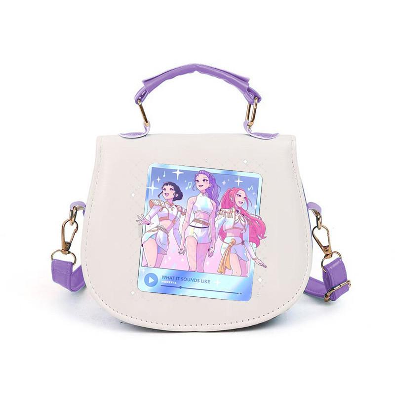 Girls Kpop Hunters Derpy Rumi Zoey Mira Printed Student Kids Casual Shoulder Crossbody Bags
