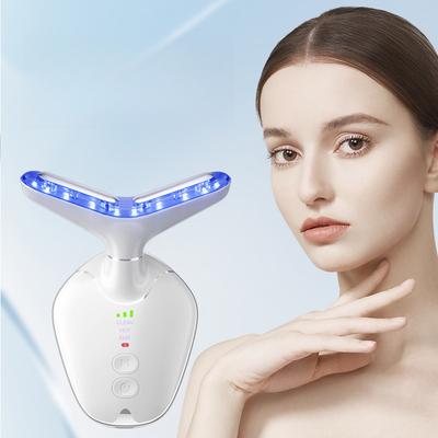 Новый бытовой прибор для красоты шеи, красота шеи, вибрация лица, нагрев, лифтинг, носогубные складки, массажер для лица с микротоками