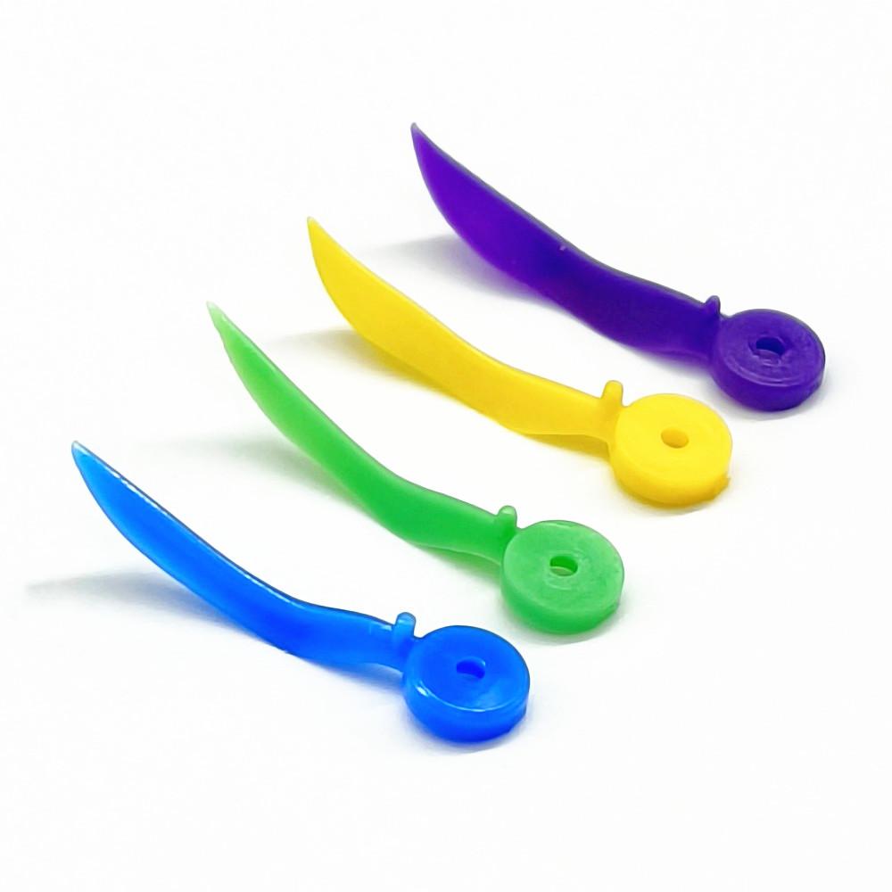 400 шт., одноразовый зубной клин с отверстием, диастема, медицинский пластиковый дуговой клин, вогнутый дизайн, инструмент для стоматолога