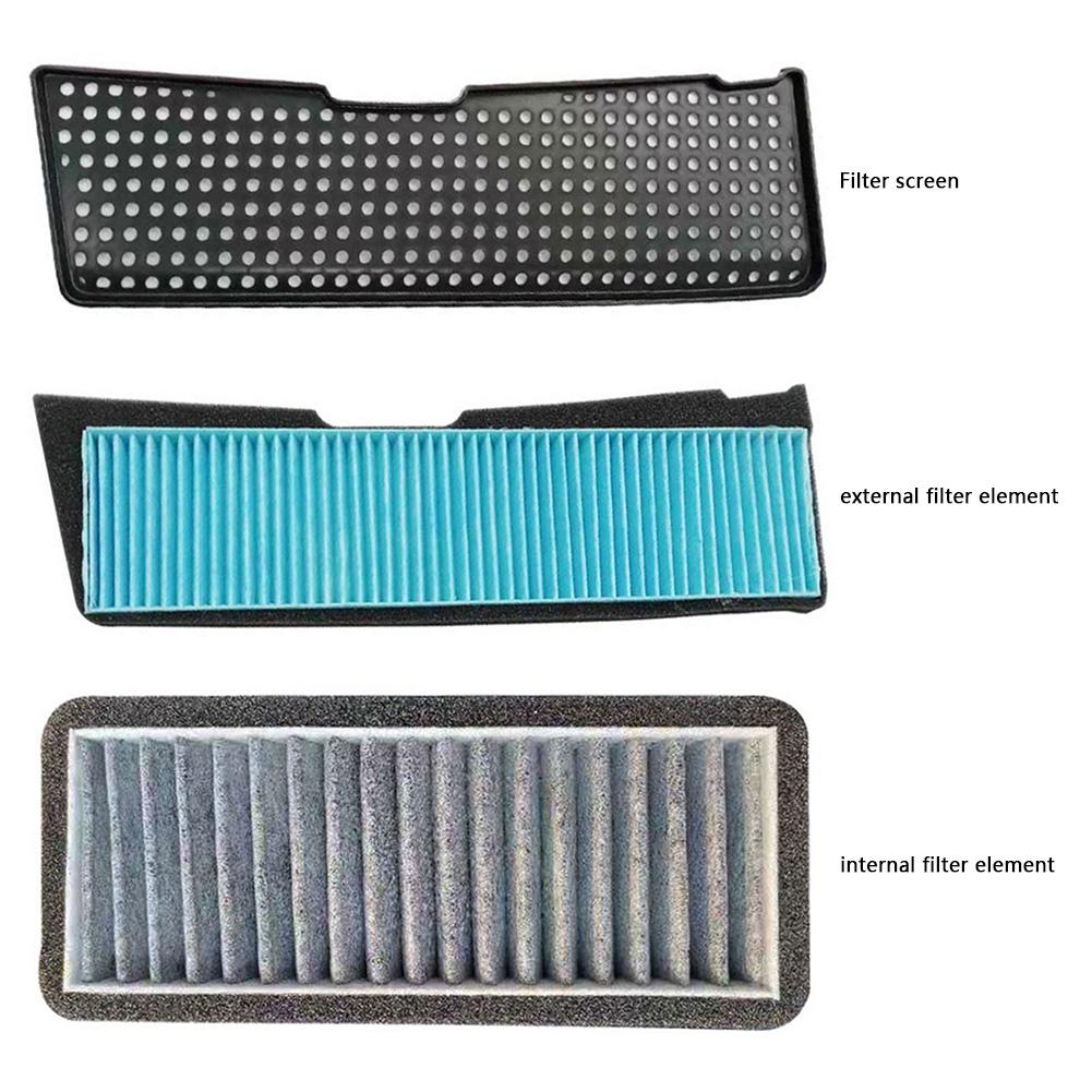 Защитная крышка воздухозаборной решетки Воздушные фильтры для Tesla Model 3 2021 2025 Запасные части для фильтра воздухозаборника кондиционера