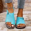 Женские сандалии Новые плоские ретро с открытым носком Дизайнерские брендовые повседневные пляжные женские сандалии Большие размеры 35-43sapatos Femininos
