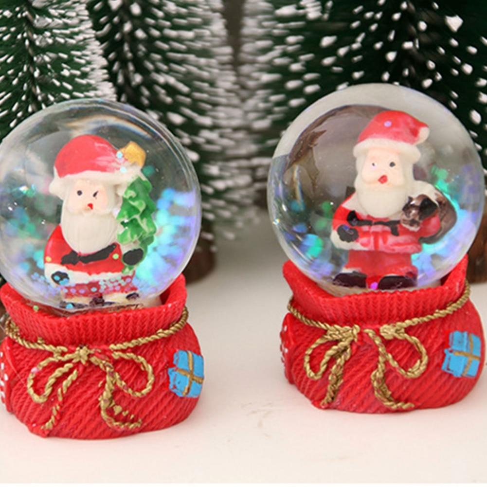 Рождественский хрустальный шар Идеальный подарок Светящийся эффект Украшение дома