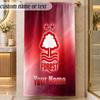 Beach TowelNottingham Forest FC Custom Name Text Personalized Soft Towel for Beach Pool Indoor Home Decor Gift