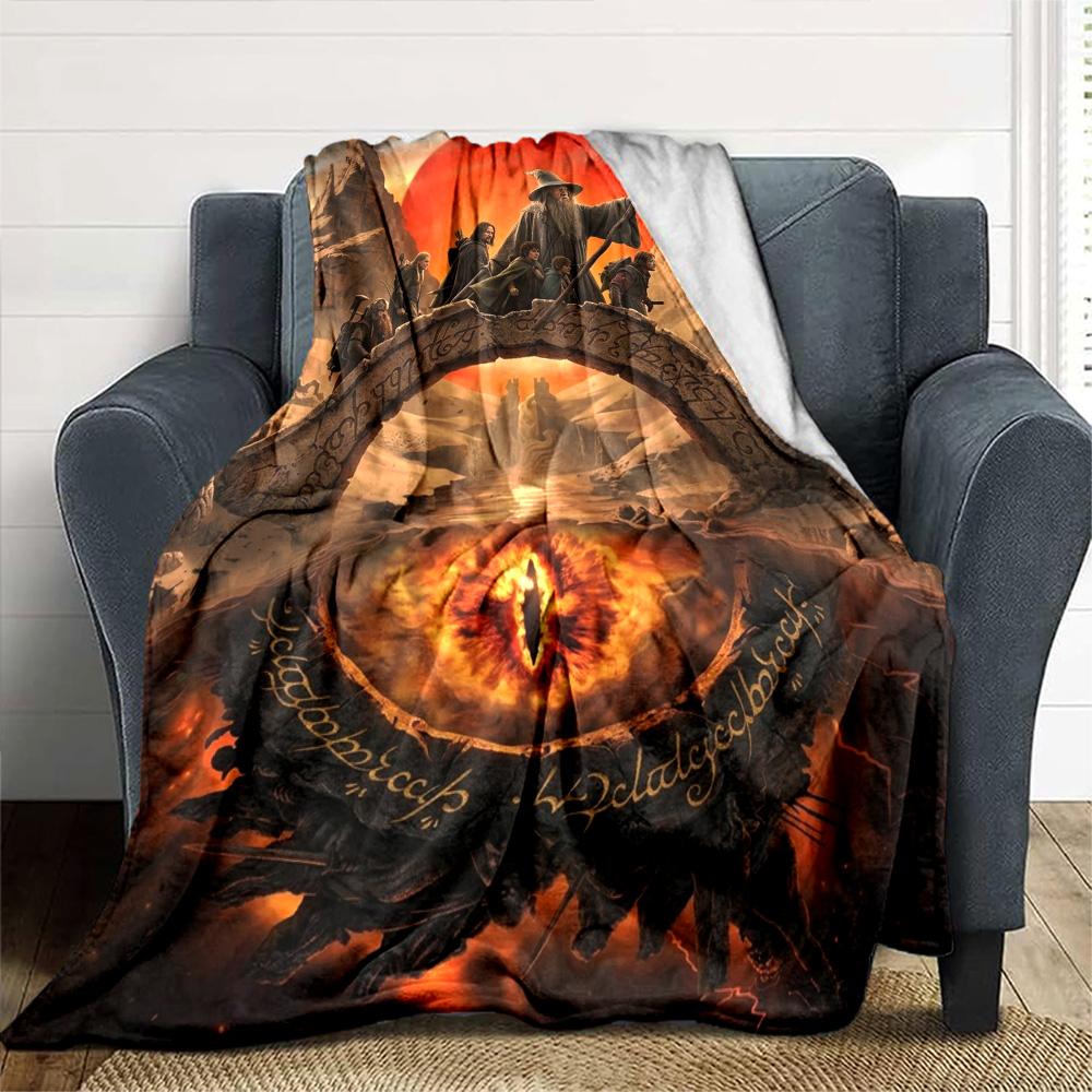 Lord Rings Blanket Comfortable Suitable for Livingroom Chair Bed for All Seasons Warmthful Decor Perfect Gift for Relatives and Friends