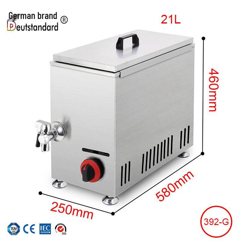 Газовая фритюрница для сырных и ветчинных хот-дог стиков, 12 штук, емкость 21 л