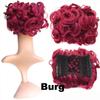 Curly Hair Chignons Hair Bun Claw Clip On Hair Wedding Retro Style